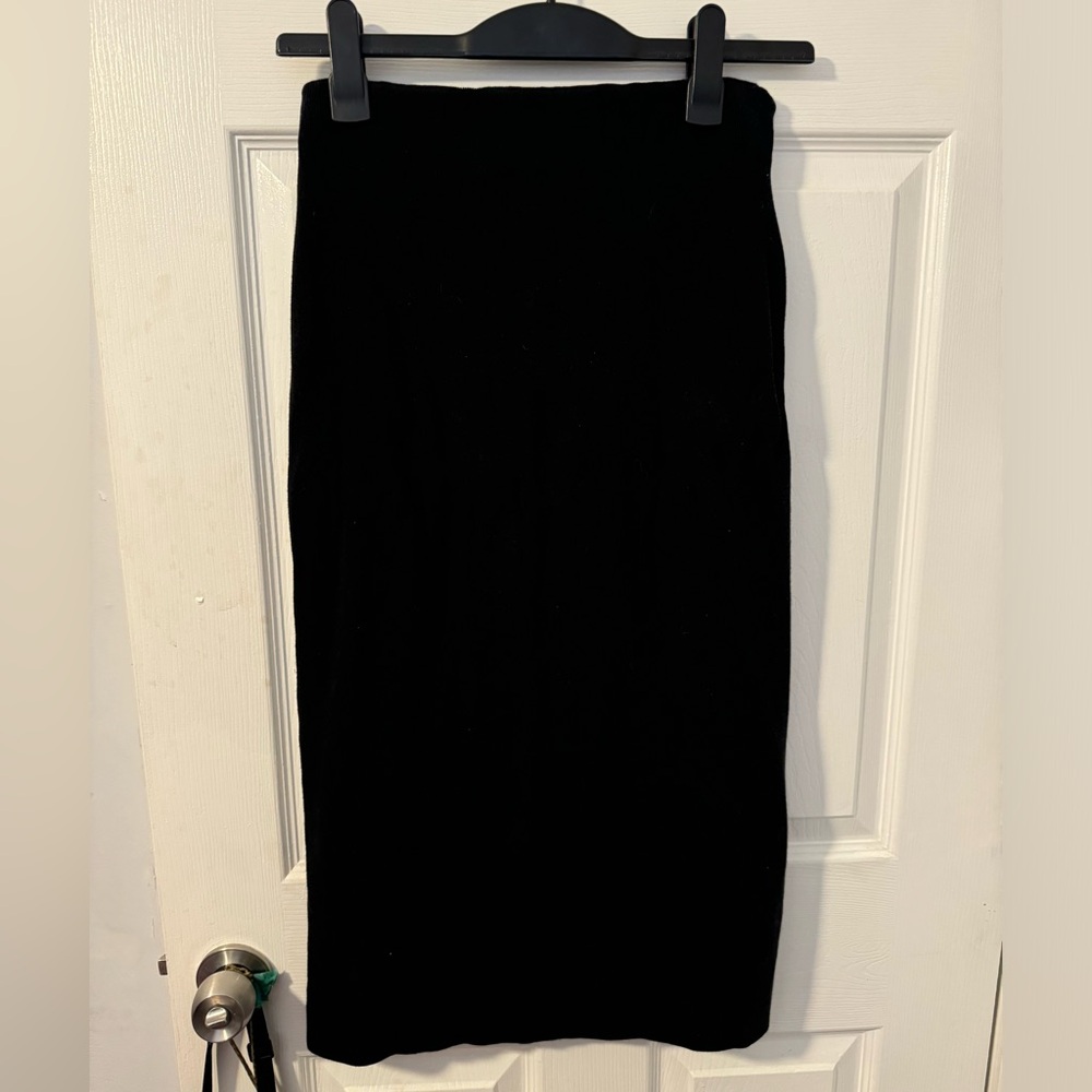 Black J Crew pencil skirt